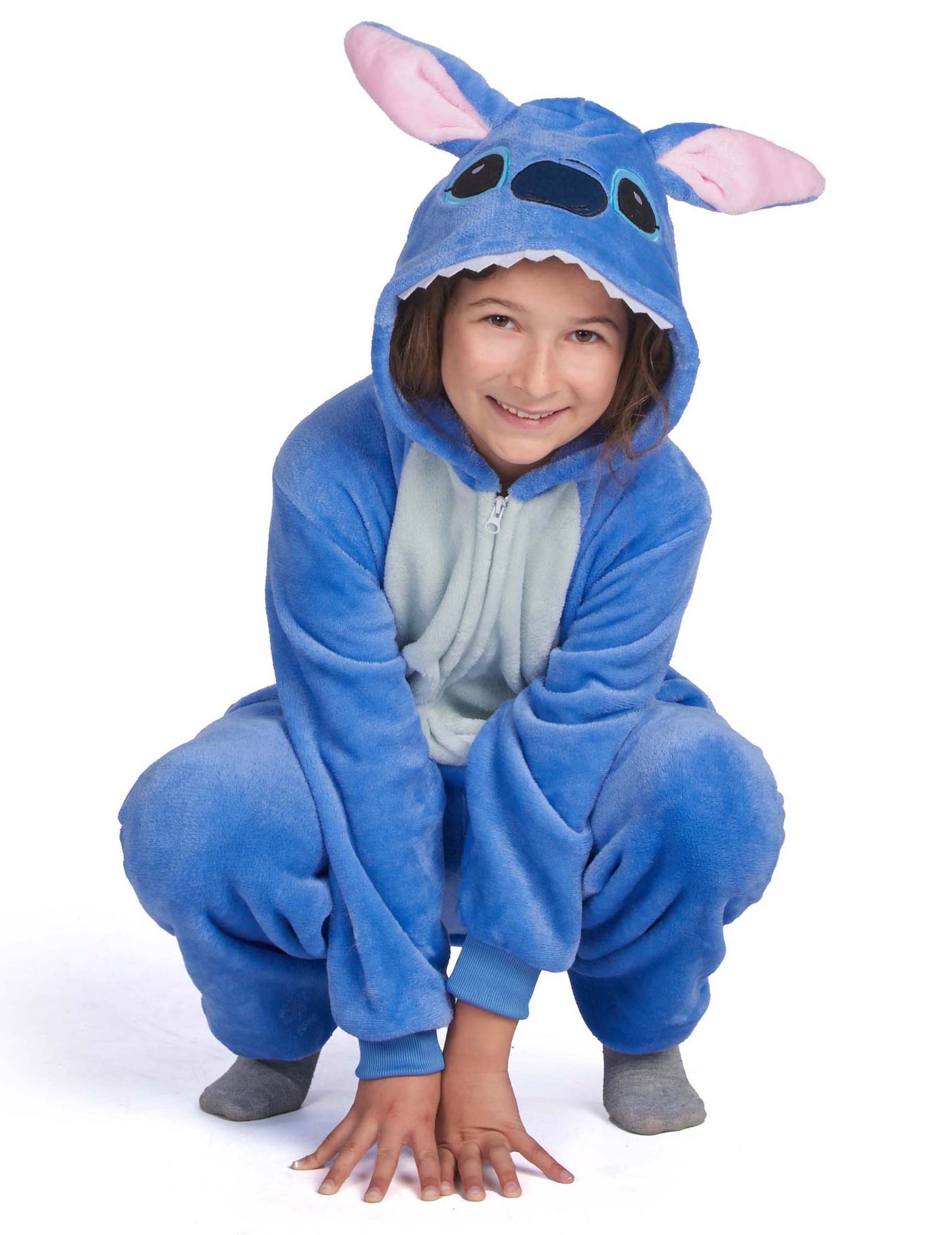 Déguisement créature extraterrestre bleue enfant