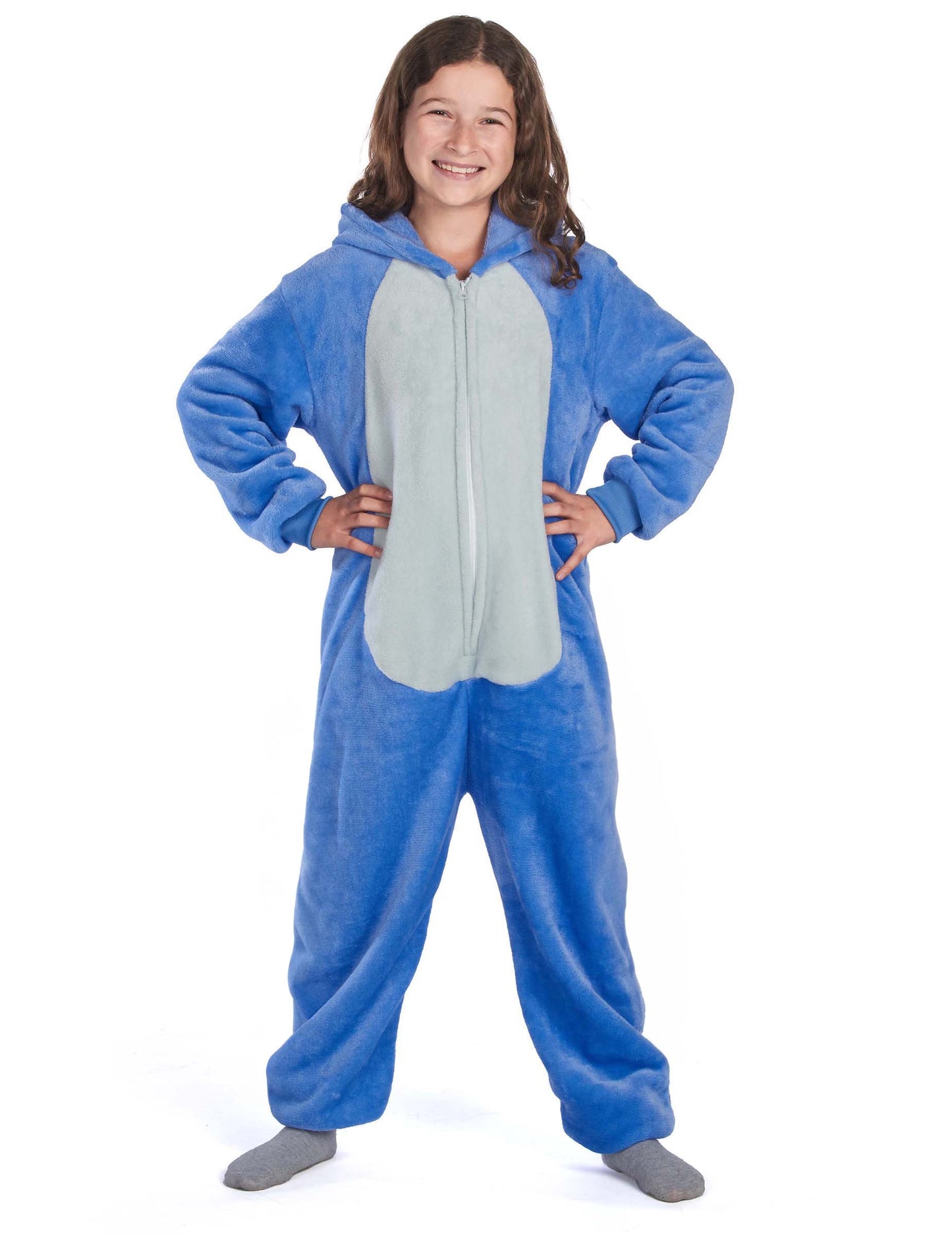 Déguisement créature extraterrestre bleue enfant