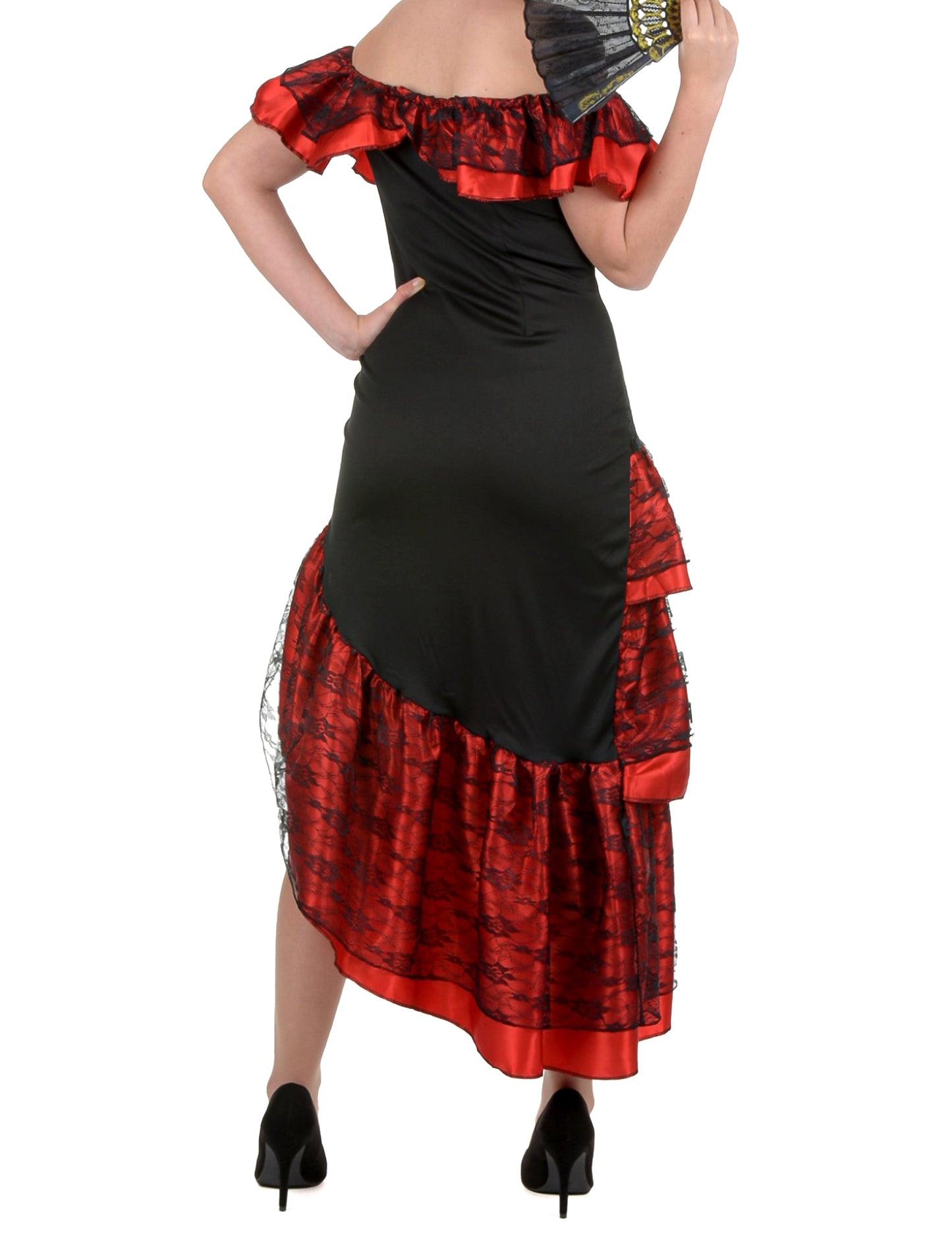 Elegante flamenco danseres outfit voor vrouwen