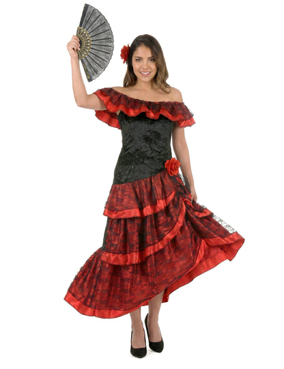 Elegante flamenco danseres outfit voor vrouwen