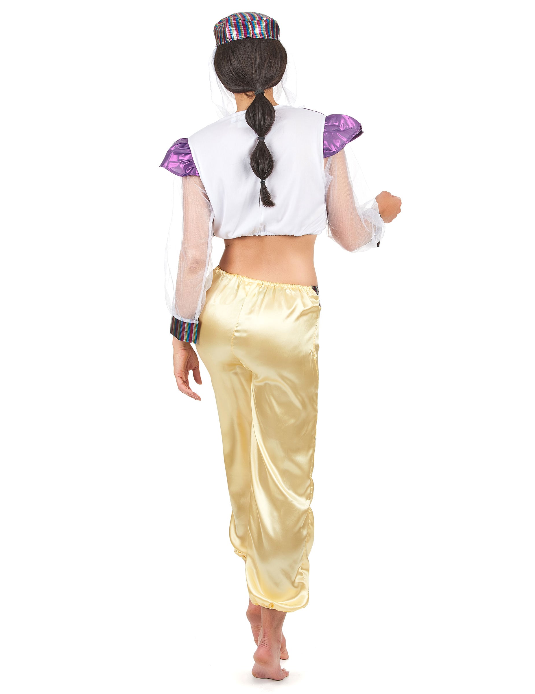 Vue de dos du déguisement de danseuse orientale