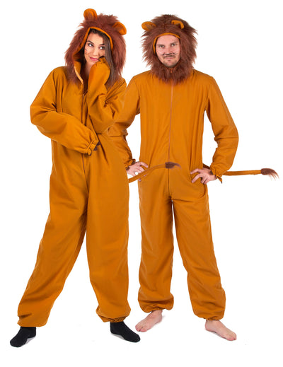 Déguisement de couple lion adulte