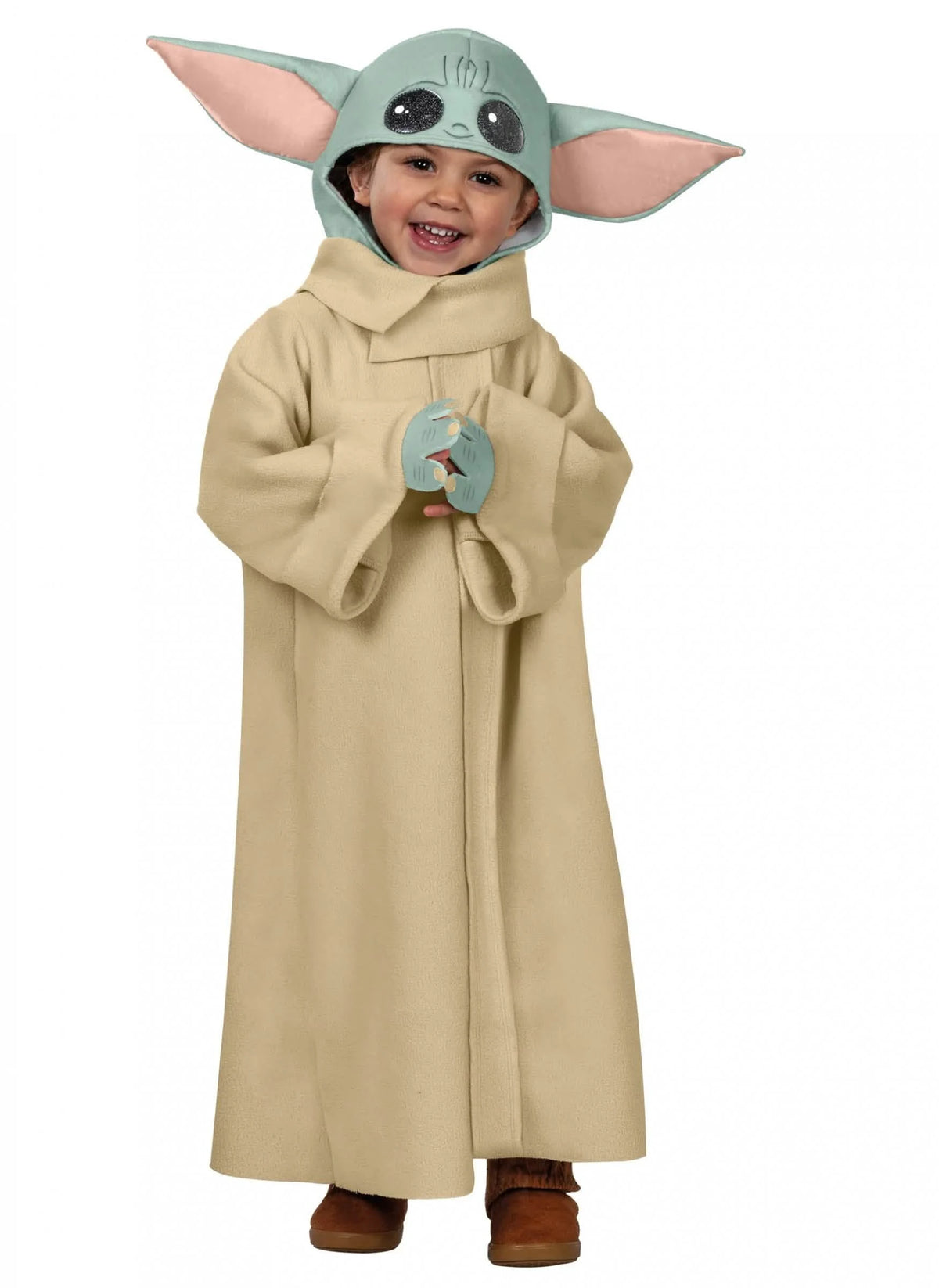 Déguisement de couple The Mandalorian et bébé Yoda™ Star Wars™ enfants