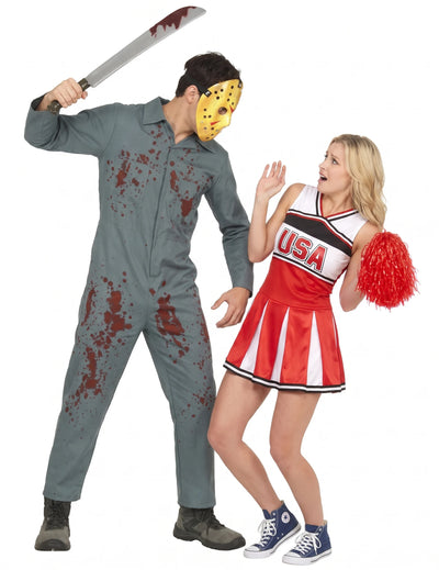 Horrorkoppel verkleed als seriemoordernaar en cheerleader