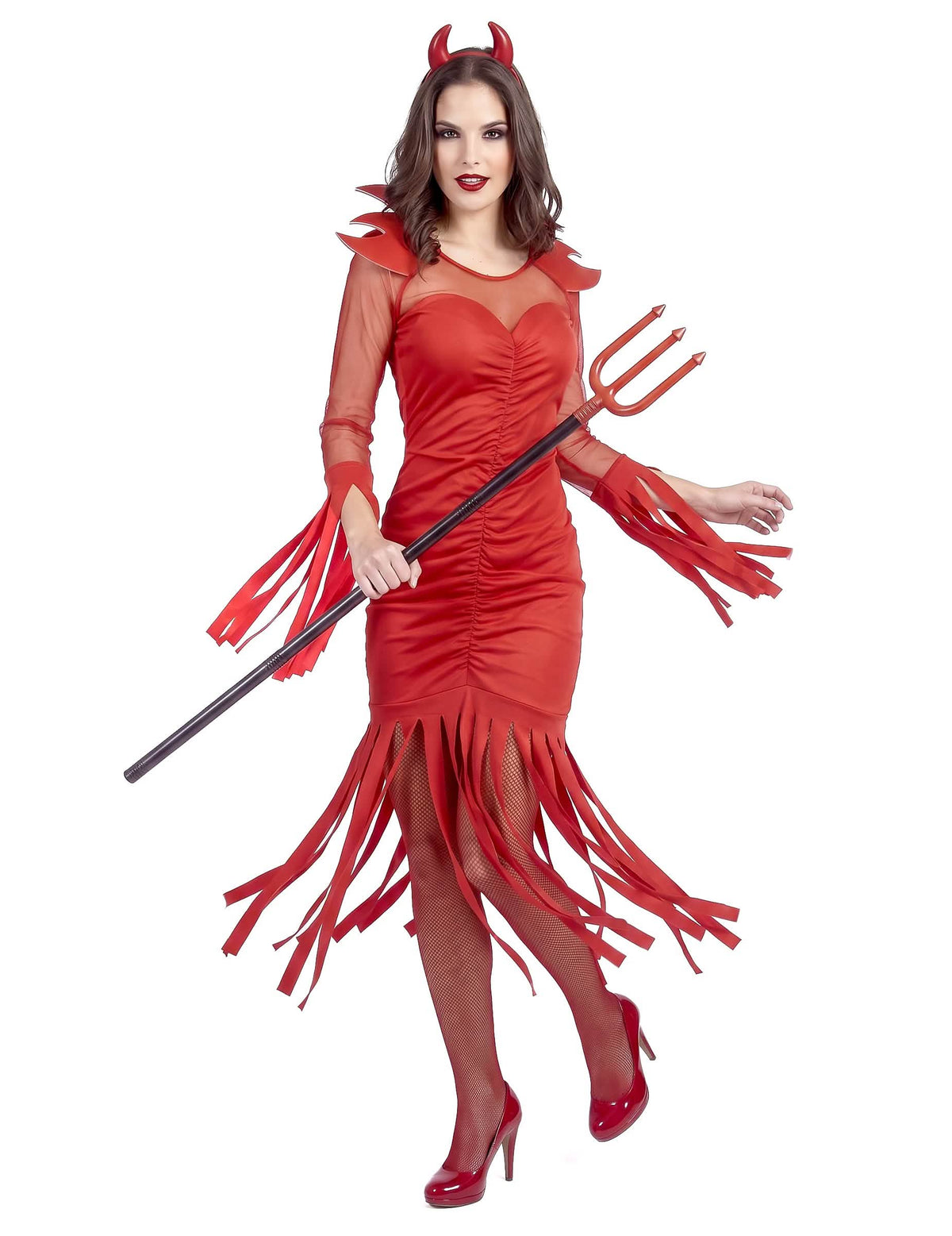 Déguisement démon du feu femme
