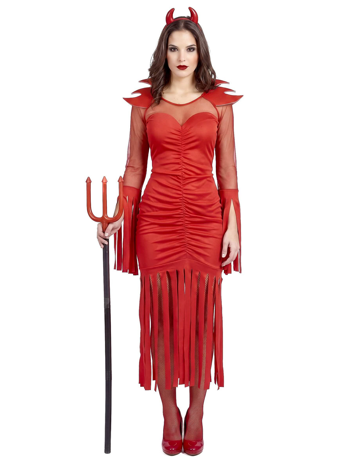 Déguisement démon du feu femme