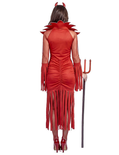 Déguisement démon du feu femme