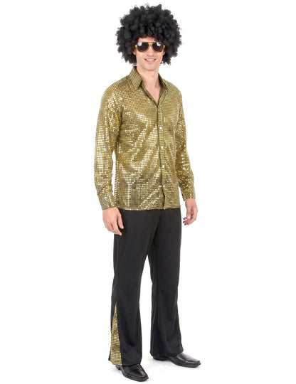 Gouden disco kostuum voor mannen