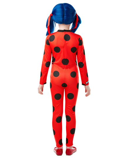 Vue de dos du déguisement et masque Miraculous Ladybug