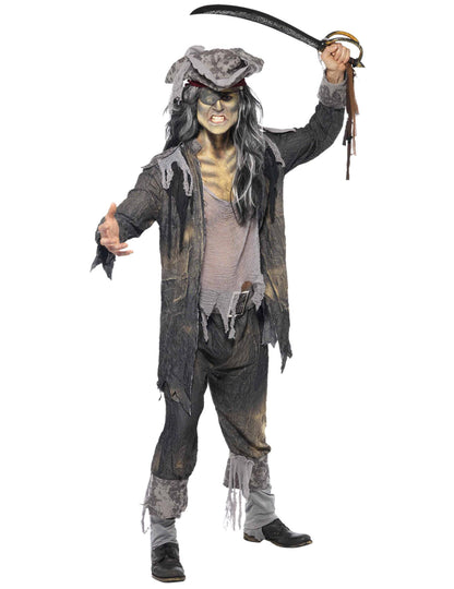 Sabre brandi du déguisement fantôme pirate pour homme