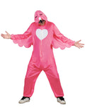 Roze flamingokostuums voor volwassenen