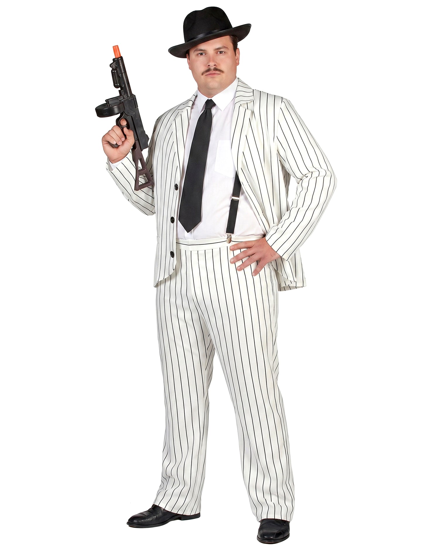déguisement gangster blanc homme