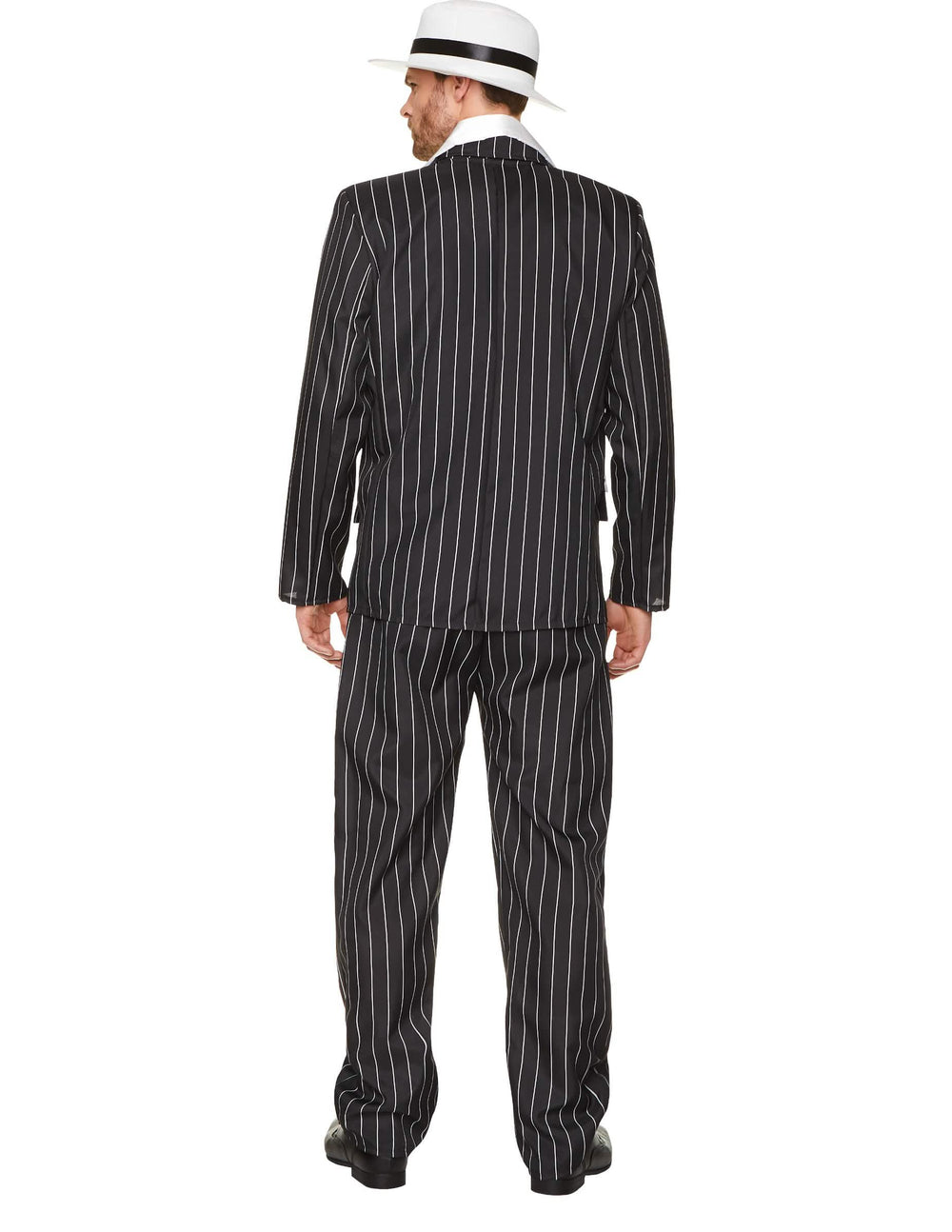 Vue de dos du déguisement gangster pour homme