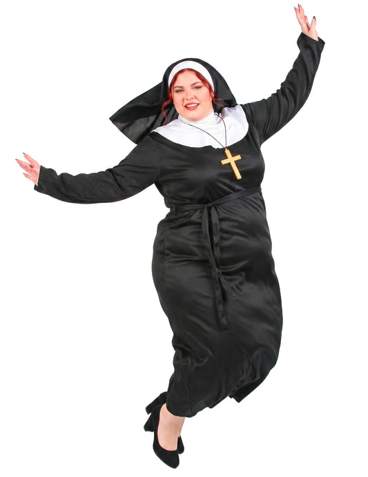 Déguisement grande taille bonne soeur femme