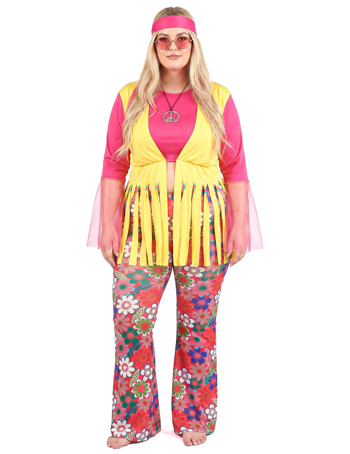 Déguisement grande taille hippie femme