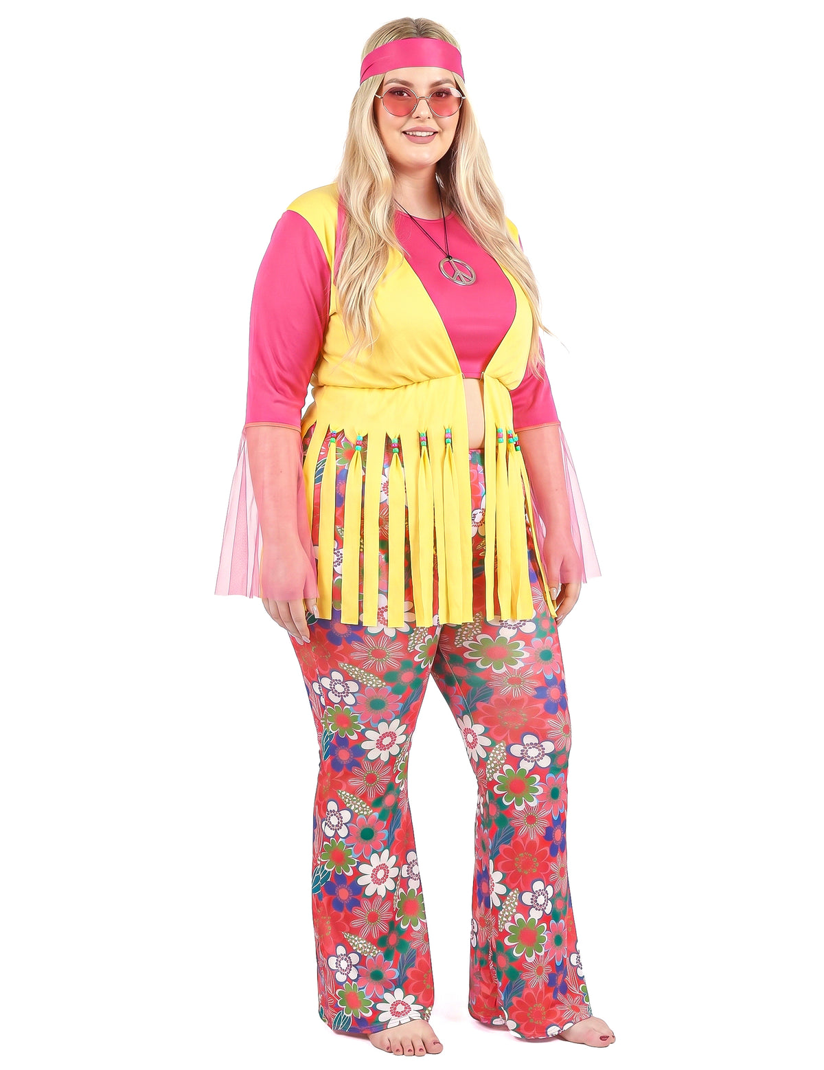 Déguisement grande taille hippie femme