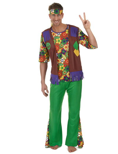 Déguisement Hippie flower power homme