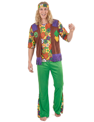 Déguisement Hippie flower power homme