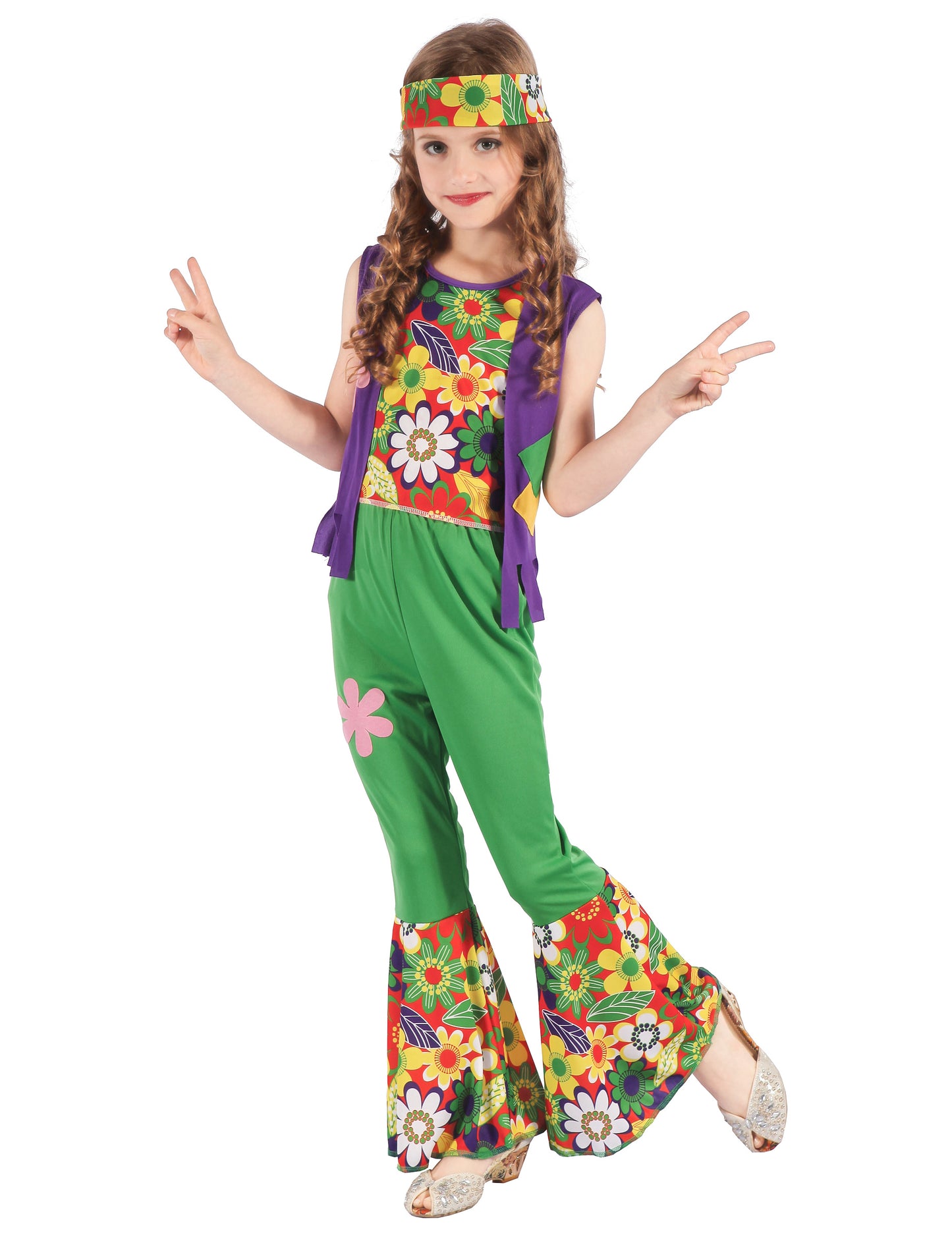 Hippie familie verkleedkostuum