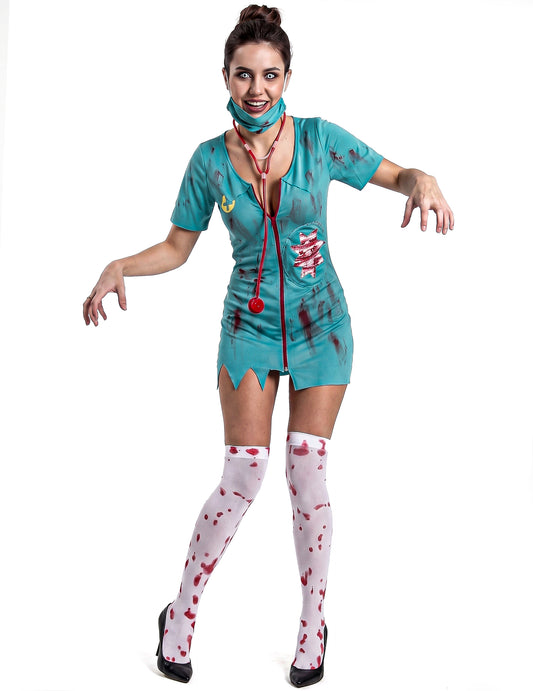 Déguisement infirmière zombie femme