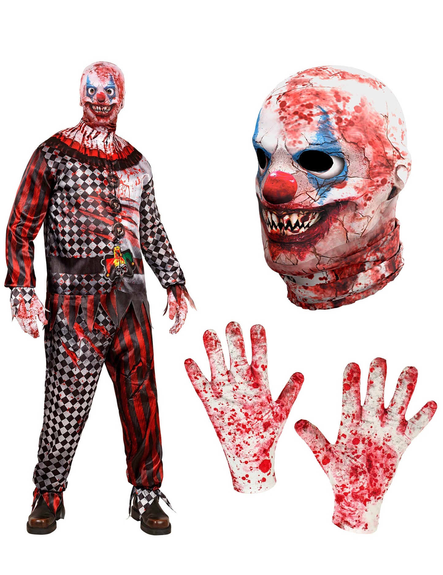 Déguisement intégral clown tueur adulte