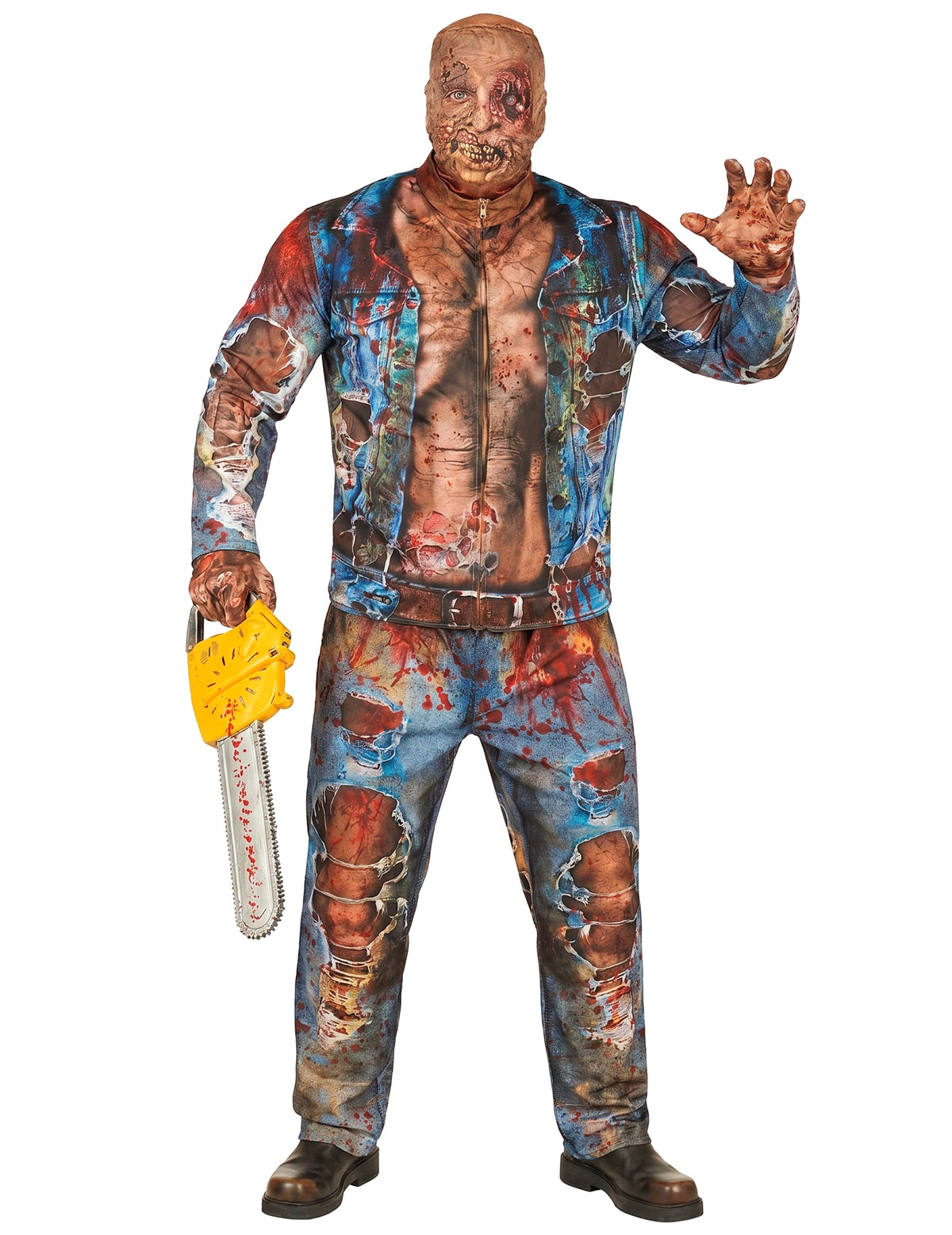 Déguisement intégral zombie adulte