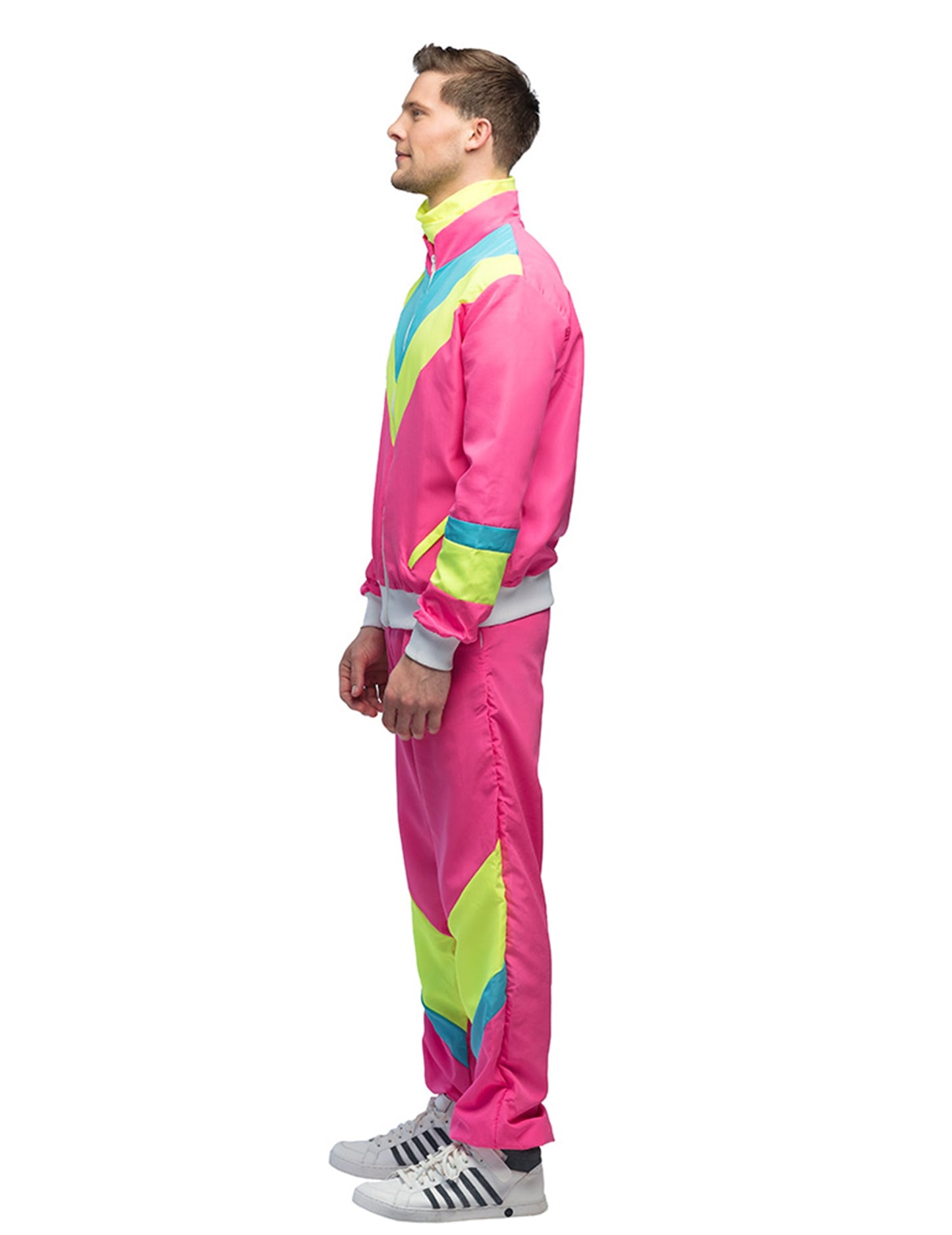 Retro Neonroze Trainingspak voor Heren