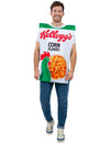Kellogg's™ Corn Flakes ontbijtgranen doos kostuum voor volwassenen