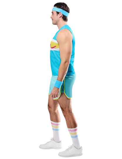 Ken™ aerobic vermomming voor mannen