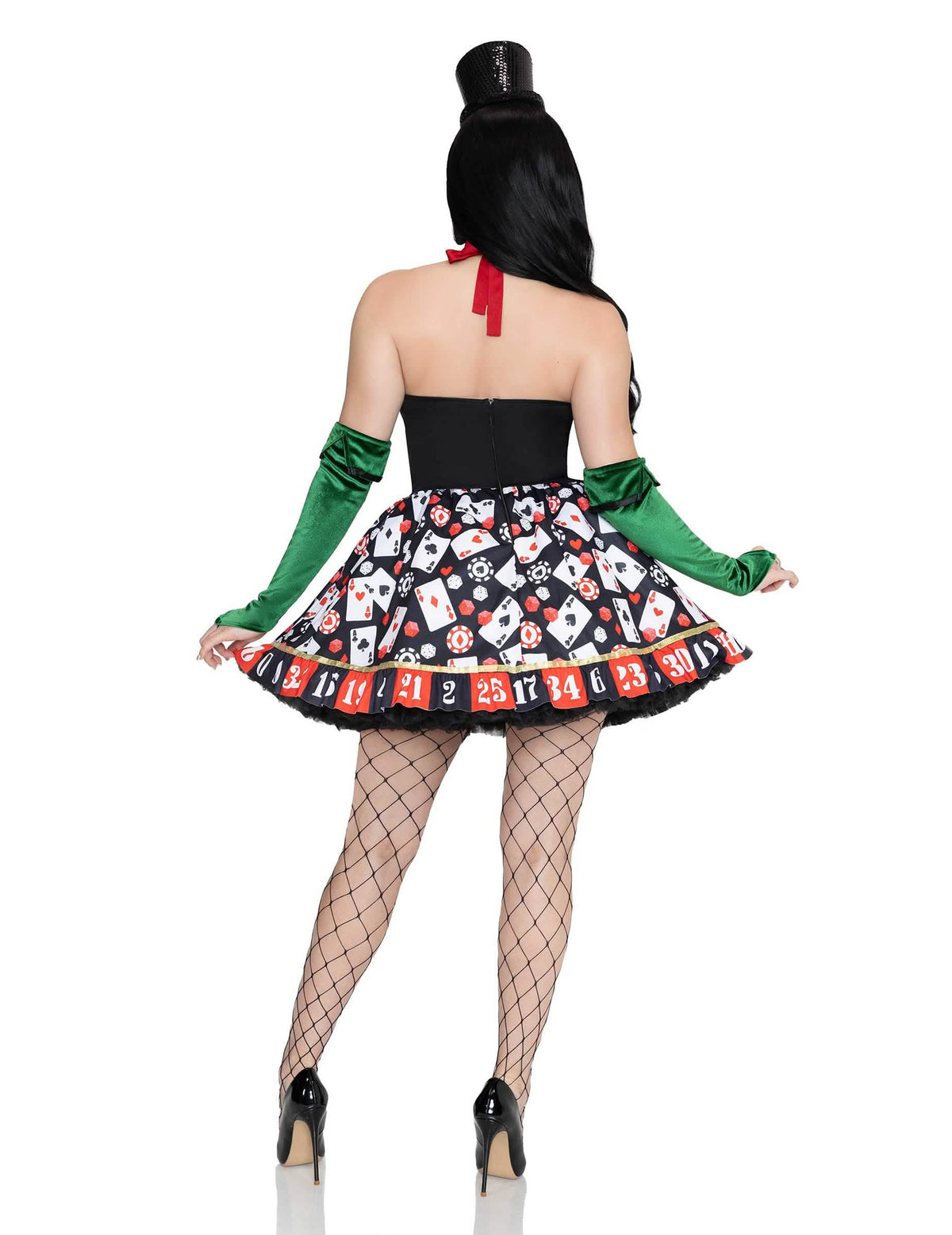 Déguisement lady casino sexy luxe femme