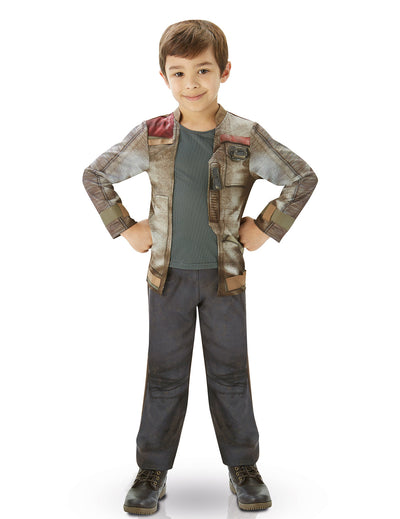 Déguisement luxe Finn Star Wars VII™ pour enfant marron et gris