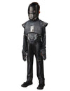 Déguisement luxe K-2SO Star Wars Rogue One pour adolescent noir et gris avec masque