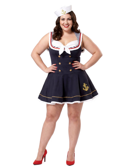Marine matrozen outfit voor vrouwen