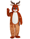 Luxe rendier mascotte pak voor volwassenen