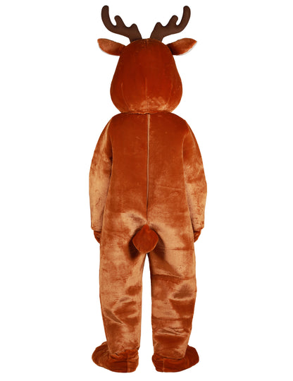 Luxe rendier mascotte pak voor volwassenen