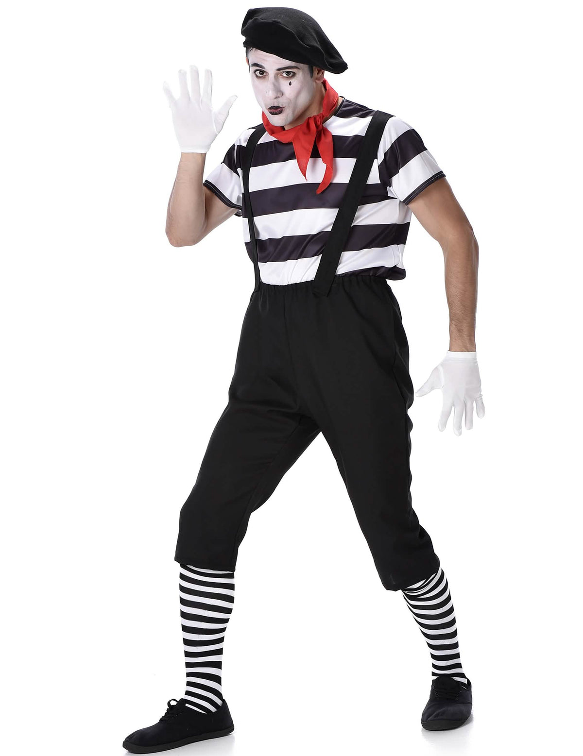 Déguisement mime pantacourt homme