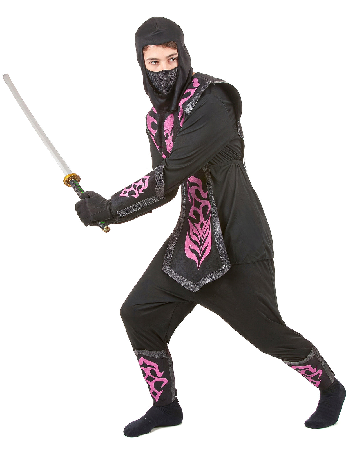 Déguisement ninja effet feutrine homme