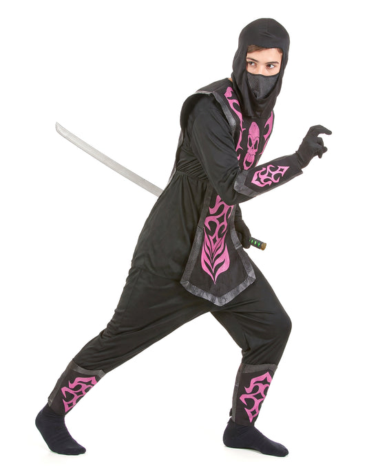 Déguisement ninja effet feutrine homme