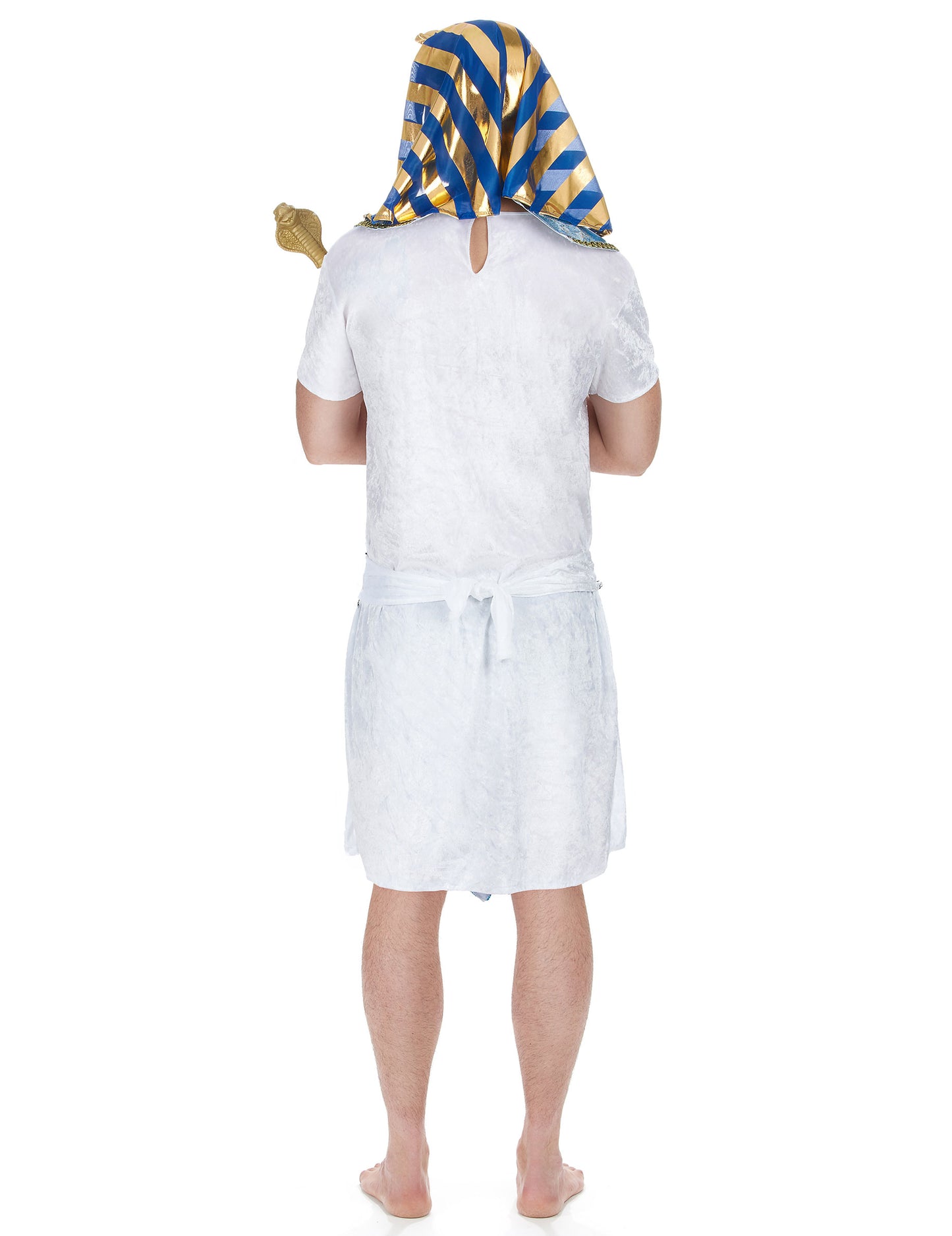 Vue de dos du déguisement de pharaon égyptien