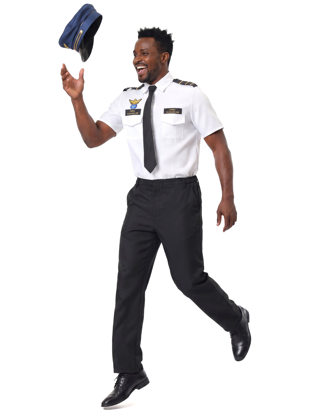 Déguisement pilote d'avion de ligne homme