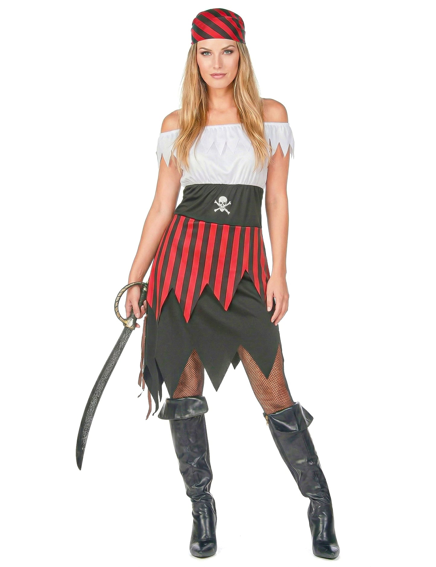 Déguisement pirate dentelé femme