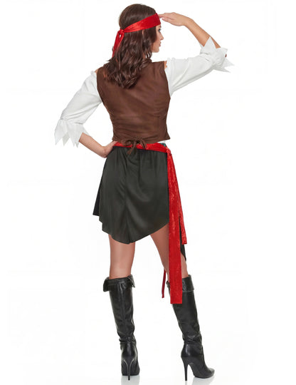 Déguisement pirate rayé femme