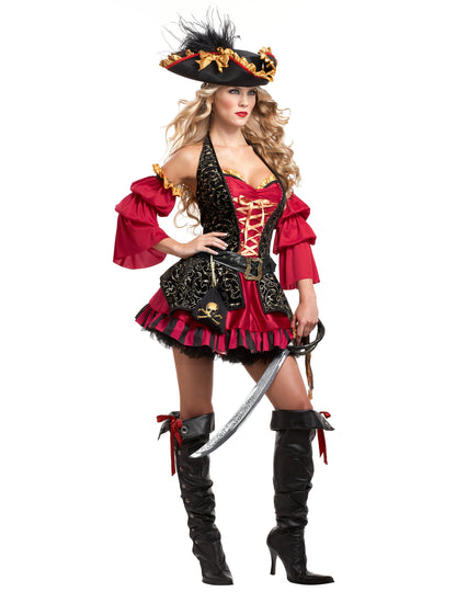 Deluxe sexy piraten outfit voor vrouwen