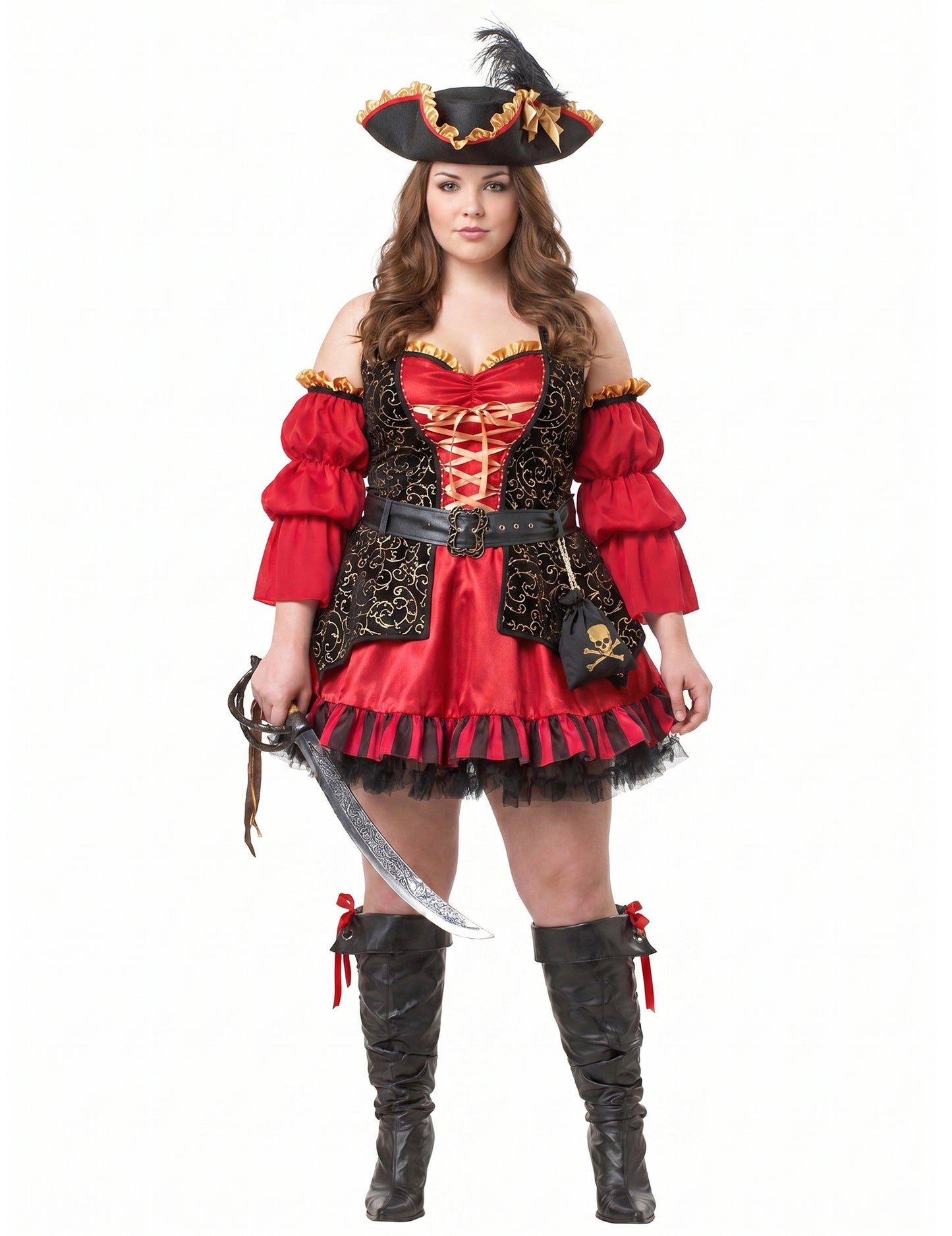 Deluxe sexy piraten outfit voor vrouwen