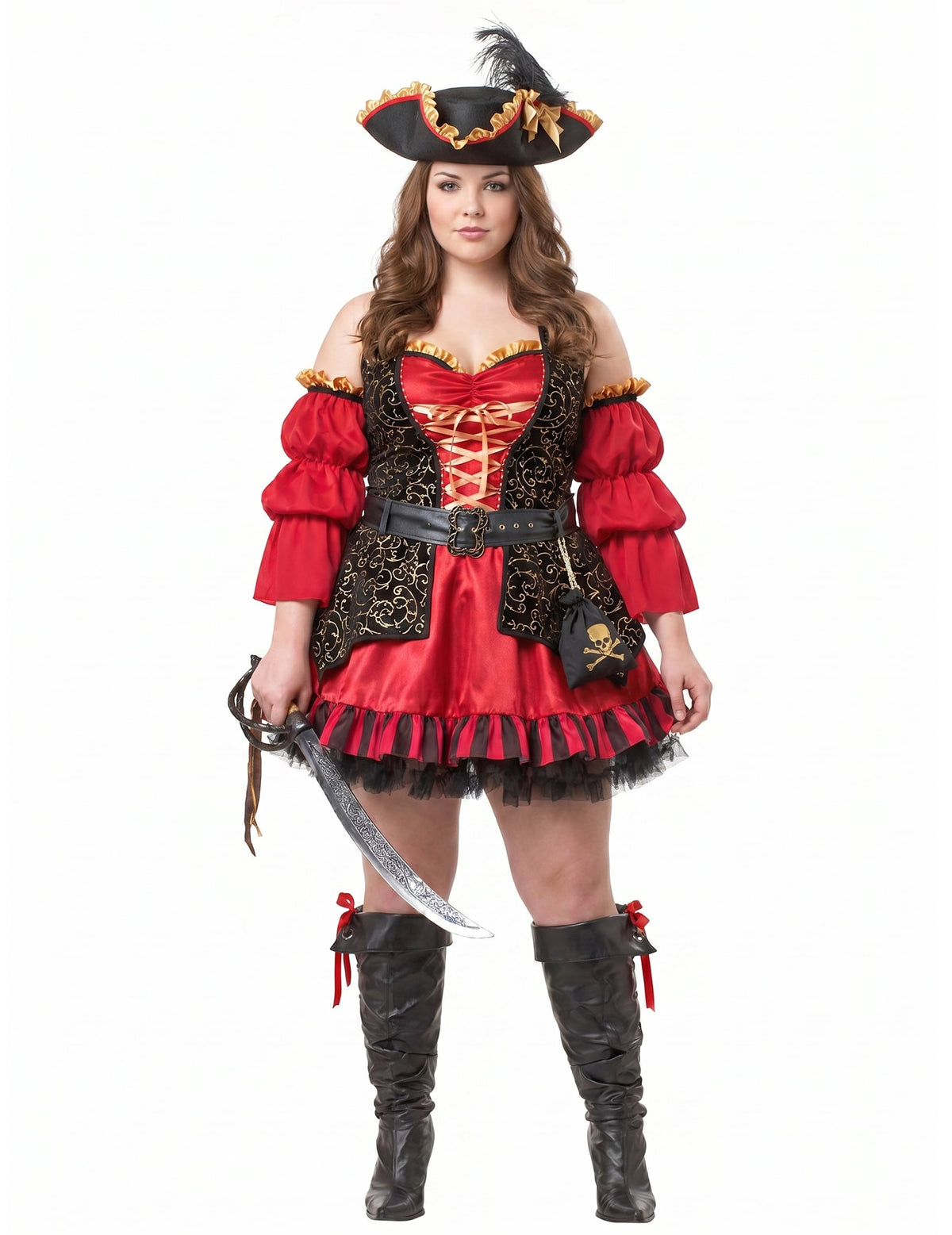 Deluxe sexy piraten outfit voor vrouwen