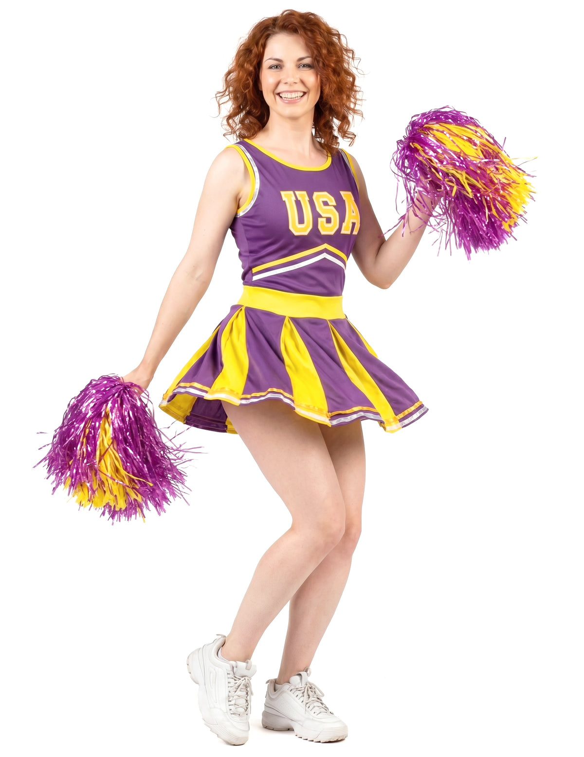 USA cheerleader kostuum voor dames