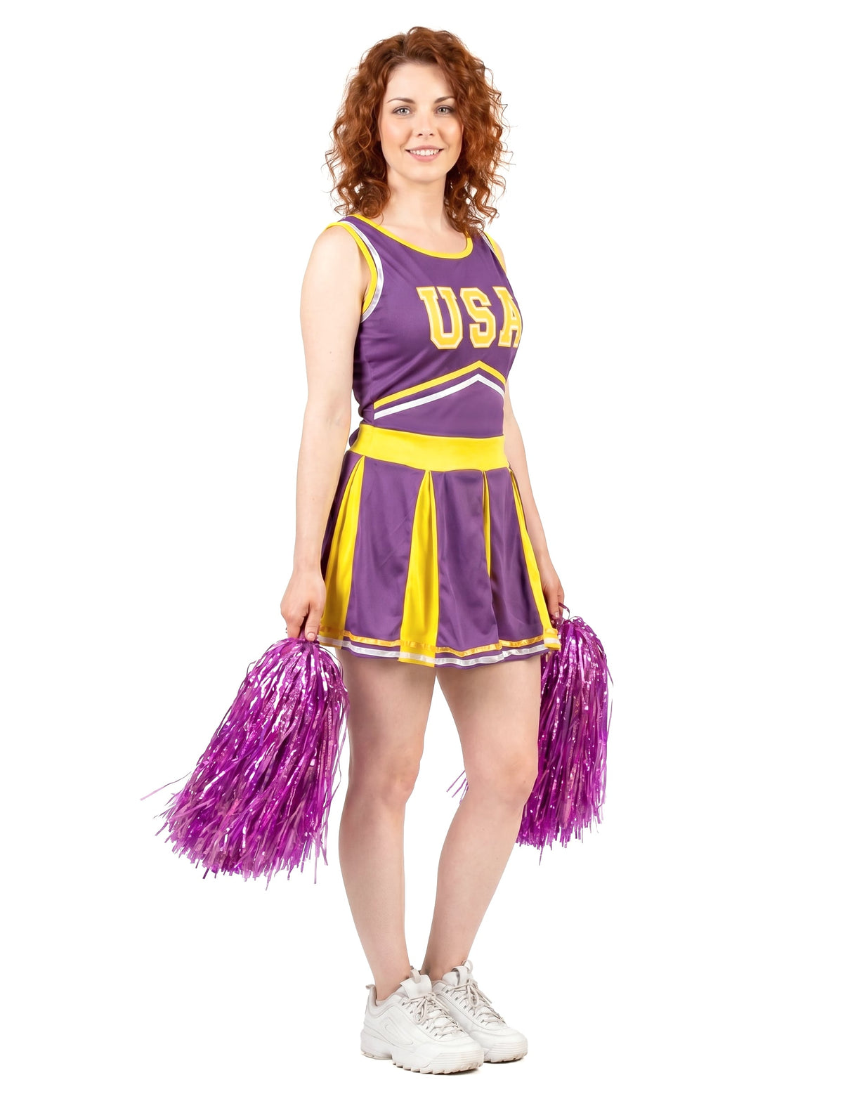 USA cheerleader kostuum voor dames