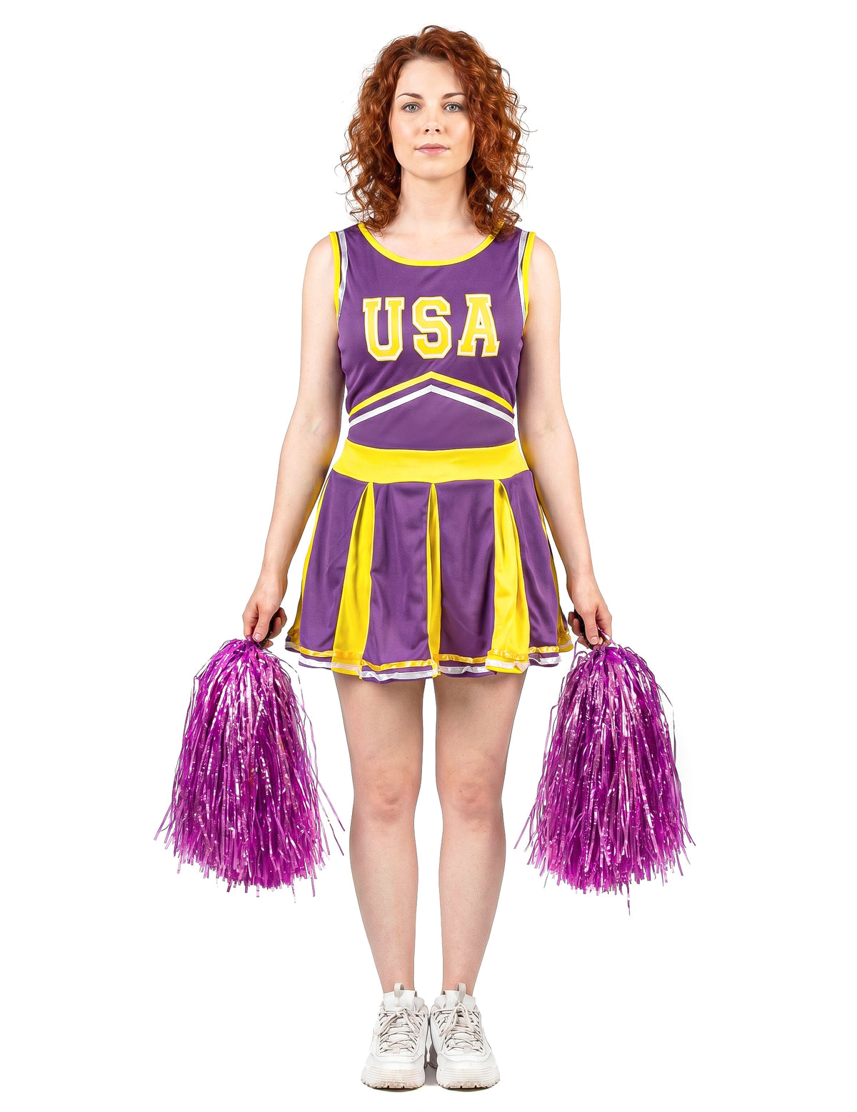 USA cheerleader kostuum voor dames