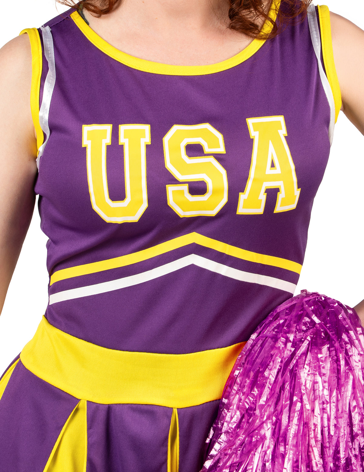 USA cheerleader kostuum voor dames
