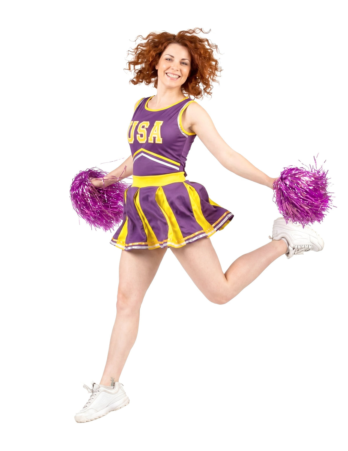 USA cheerleader kostuum voor dames